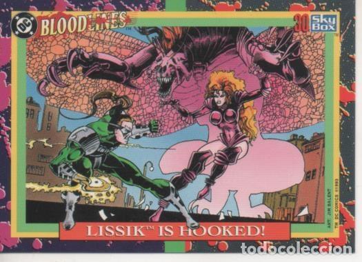 Colecionismo desportivo: Cromo E002174: Trading Cards. DC Bloodline n&ordm; 30. Lissik is Hooked - Varios
