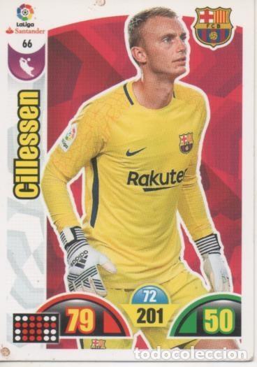 Collezionismo sportivo: Cromo E002870: Trade Card Game Adrenalyn. Liga 2017-18, Gillessen. F.C. Barcelona - LFP