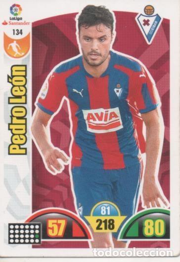 Collezionismo sportivo: Cromo E002894: Trade Card Game Adrenalyn. Liga 2017-18, Pedro Le&oacute;n. S.D. Eibar - LFP