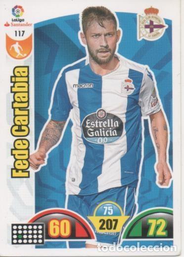 Colecionismo desportivo: Cromo E002885: Trade Card Game Adrenalyn. Liga 2017-18, Fede Cartabia. R.C.D. La Coru&ntilde;a - LFP