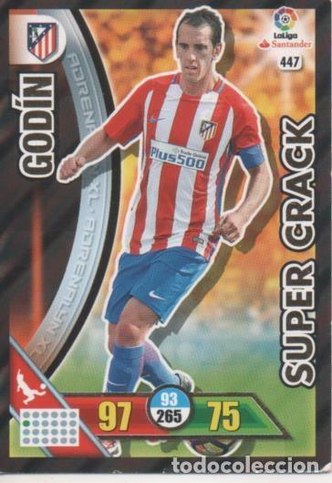 Colecionismo desportivo: Cromo E002815: Trade Card Game Adrenalyn. Liga 2016-17, Super Crack. God&iacute;n. C.A. de Madrid - LFP