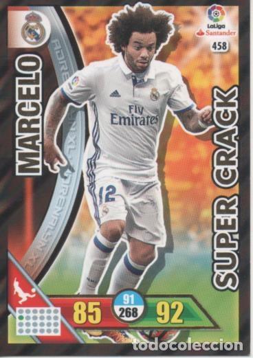 Colecionismo desportivo: Cromo E002820: Trade Card Game Adrenalyn. Liga 2016-17, Super Crack. Marcelo. Real Madrid - LFP