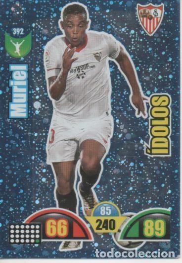 Colecionismo desportivo: Cromo E002989: Trade Card Game Adrenalyn. Liga 2017-18, &Iacute;dolos. Muriel. Sevilla F.C. - LFP
