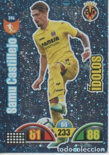 Colecionismo desportivo: Cromo E002992: Trade Card Game Adrenalyn. Liga 2017-18, &Iacute;dolos. Samu Castillejo. Villareal C.F. - LF