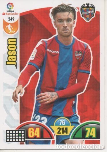 Colecionismo desportivo: Cromo E002929: Trade Card Game Adrenalyn. Liga 2017-18, Jason. Levante U.D. - LFP