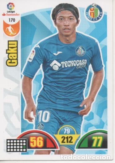 Collezionismo sportivo: Cromo E002906: Trade Card Game Adrenalyn. Liga 2017-18, Gaku. Getafe C.F. - LFP
