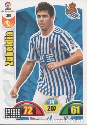 Coleccionismo deportivo: Cromo E002948: Trade Card Game Adrenalyn. Liga 2017-18, Zubeldia. Real Sociedad - LFP