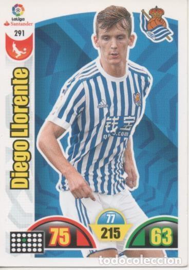 Coleccionismo deportivo: Cromo E002943: Trade Card Game Adrenalyn. Liga 2017-18, Diego Llorente. Real Sociedad - LFP