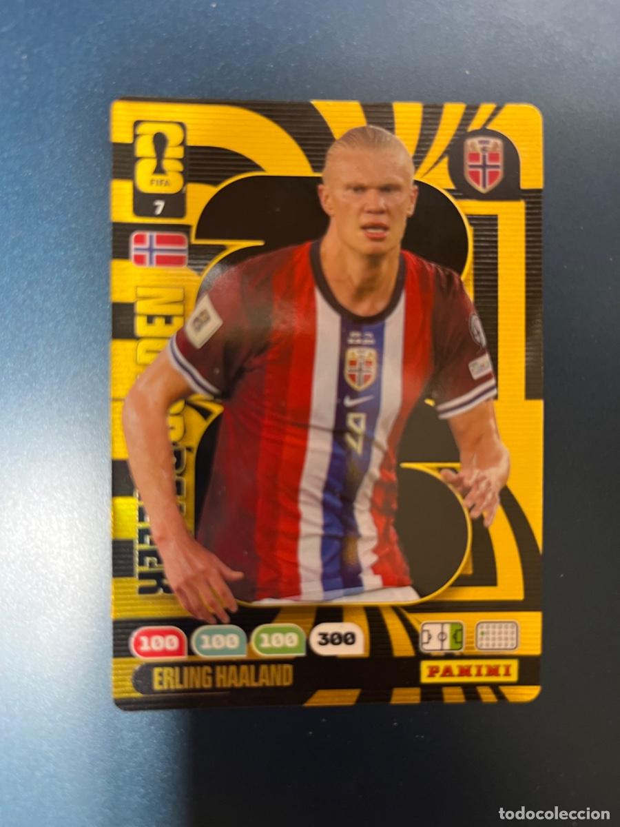 Coleccionismo deportivo: 7 haaland norway noruega golden baller adrenalyn world cup mundial 2026