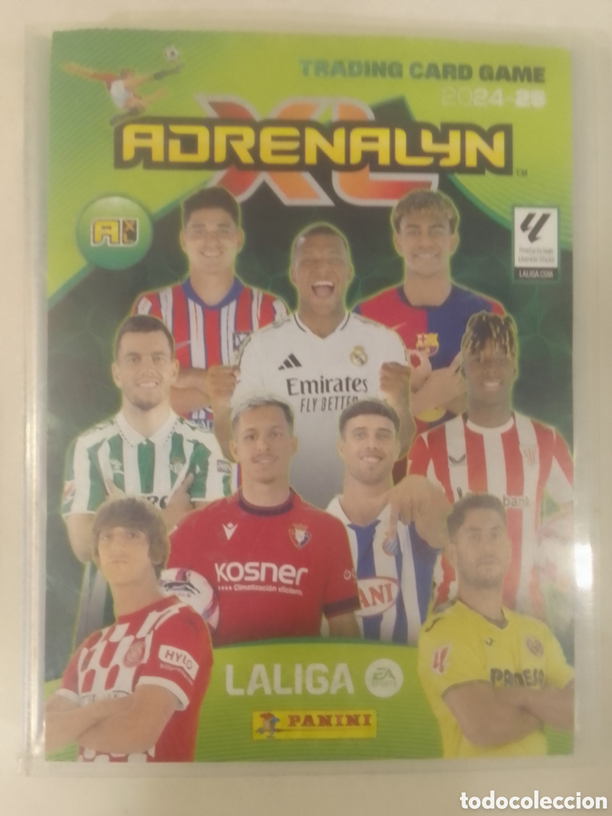 Colecionismo desportivo: Archivador vac&iacute;o Adrenalyn XL 2024-25.