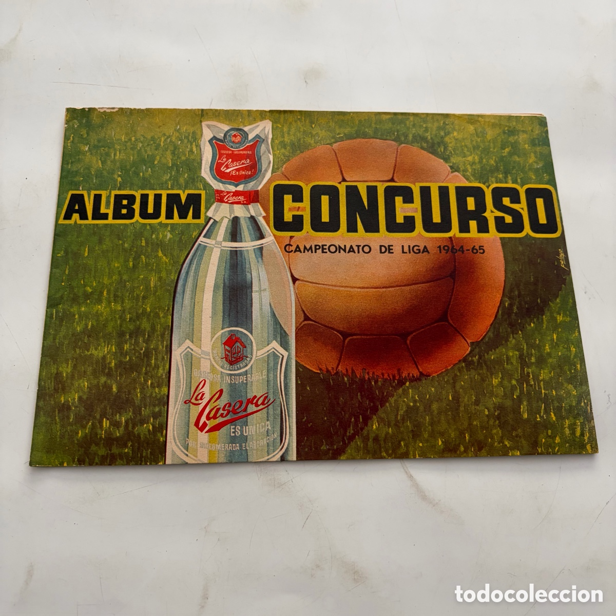 Collectionnisme sportif: &Aacute;lbum concurso futbol campeonato de liga 1964-65 la casera PLANCHA VACIO