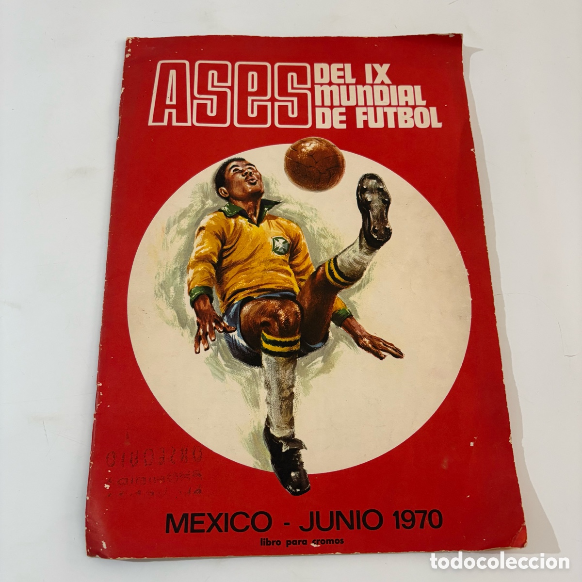 Coleccionismo deportivo: album de cromos vacio ases del IX mundial de futbol mexico 1970 disgra