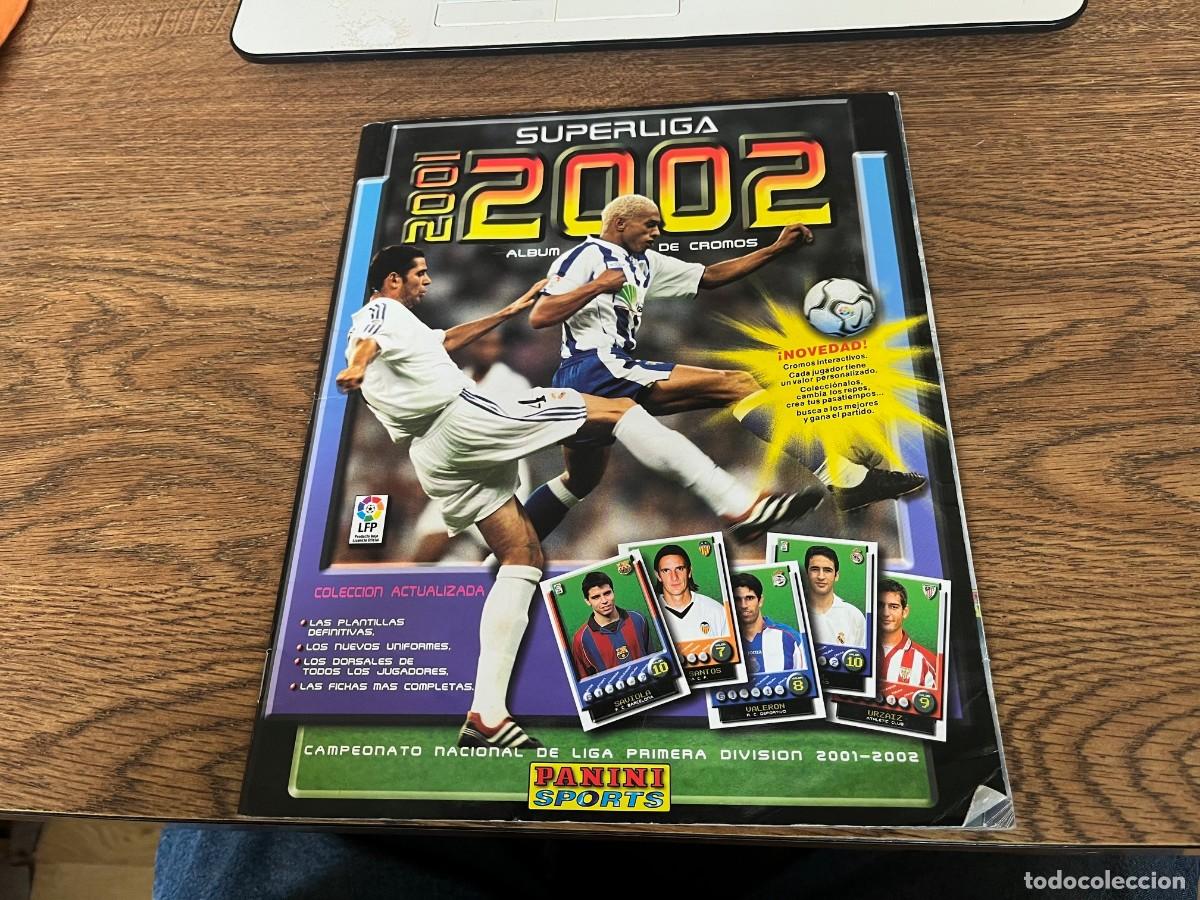 Sports collectibles: ALBUM CROMOS FUTBOL SUPERLIGA 2001-2002 INCOMPLETO PANINI 228 CROMOS