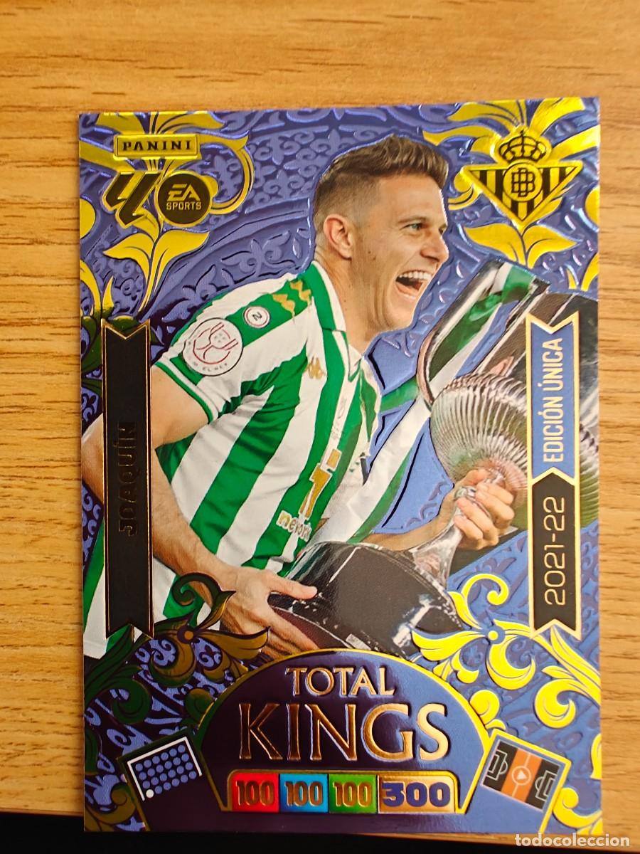 Coleccionismo deportivo: Joaqu&iacute;n Adrenalyn XL 25 26 Total Kings Copa del Rey Dream Box Real Betis 2021 2022