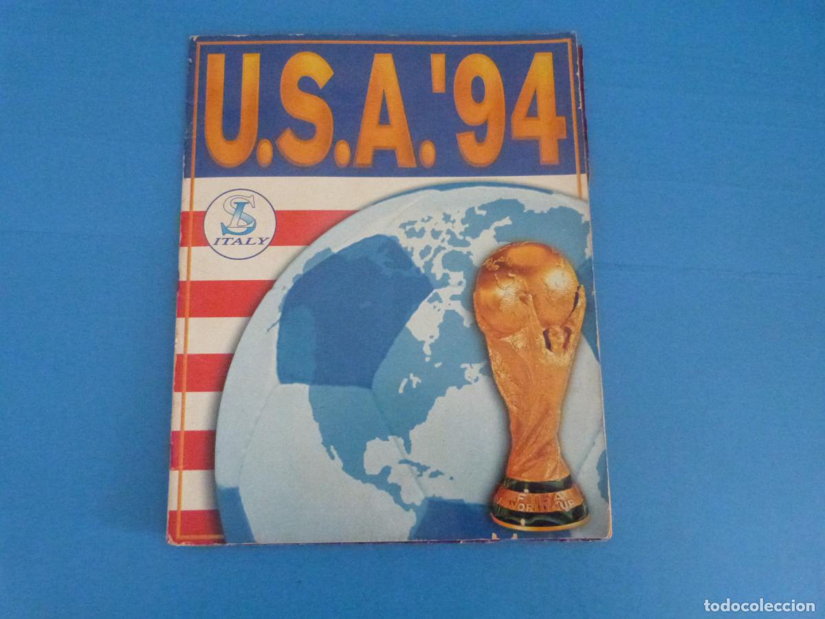 Coleccionismo deportivo: &Aacute;LBUM INCOMPLETO DE F&Uacute;TBOL USA 1994/94 ***LEER BIEN DESCRIPCI&Oacute;N VER FOTOS