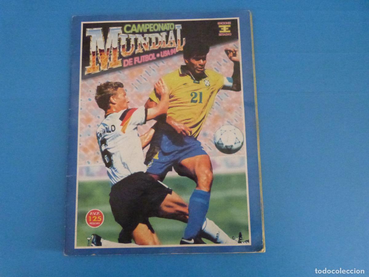 Coleccionismo deportivo: &Aacute;LBUM INCOMPLETO F&Uacute;TBOL CAMPEONATO MUNDIAL DE FUTBOL USA 1994/94 ***LEER BIEN DESCRIPCI&Oacute;N VER FOTOS