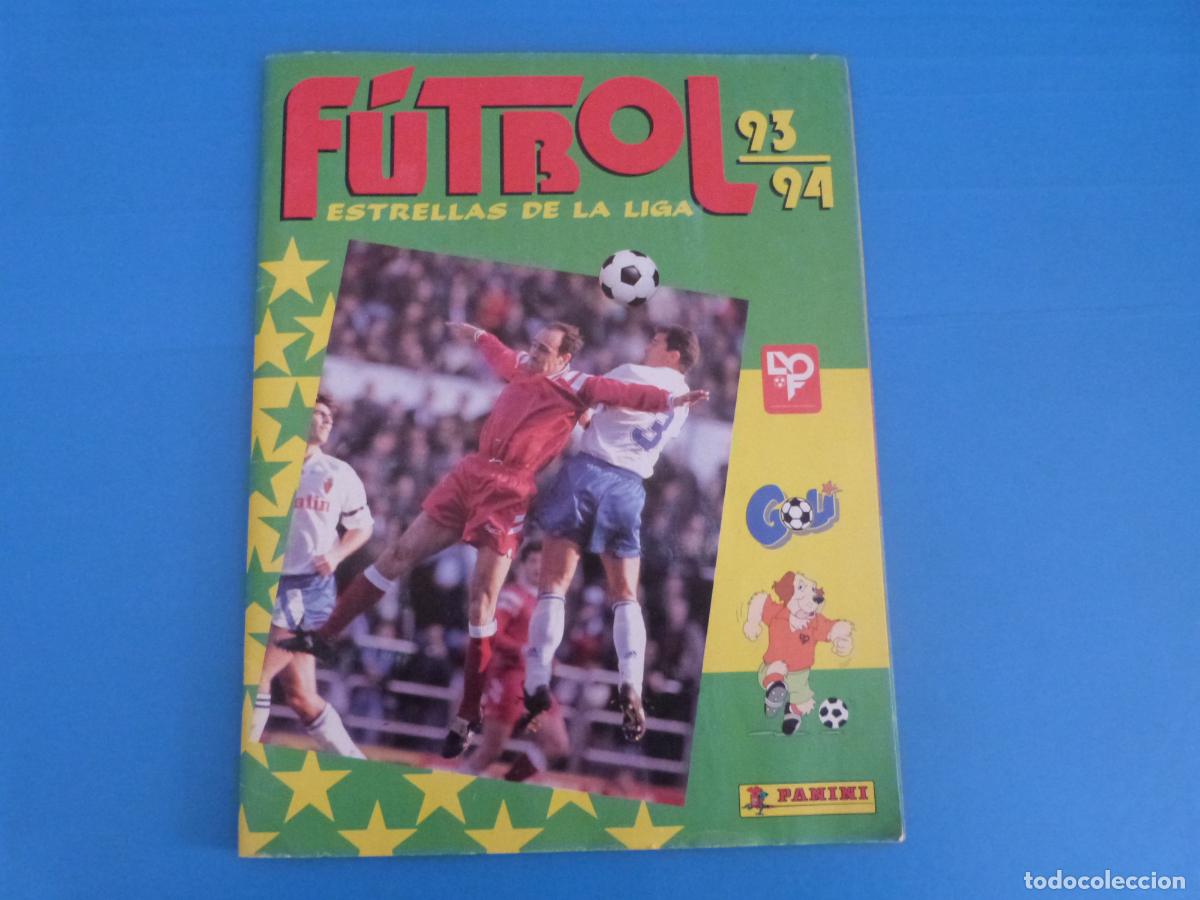 Colecionismo desportivo: &Aacute;LBUM INCOMPLETO F&Uacute;TBOL ESTRELLAS DE LA LIGA 1993-1994/93-94 PANINI ***LEER BIEN DESCRIPCI&Oacute;N