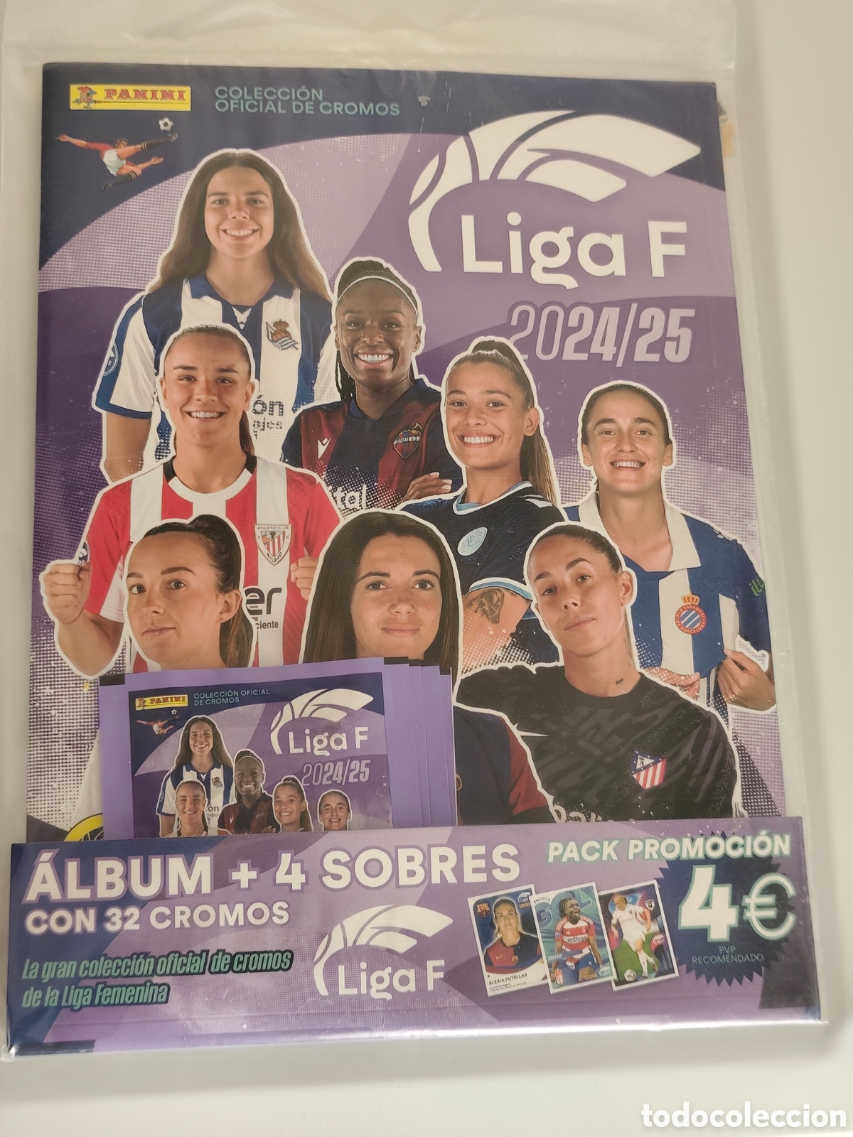 Collezionismo sportivo: Album liga F femenina 2024 25 pack Inicio sin abrir