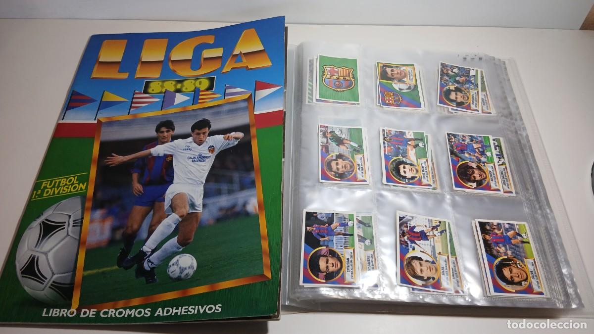 Coleccionismo deportivo: ALBUM LIGA 1988-89 ESTE 422 CROMOS SIN PEGAR