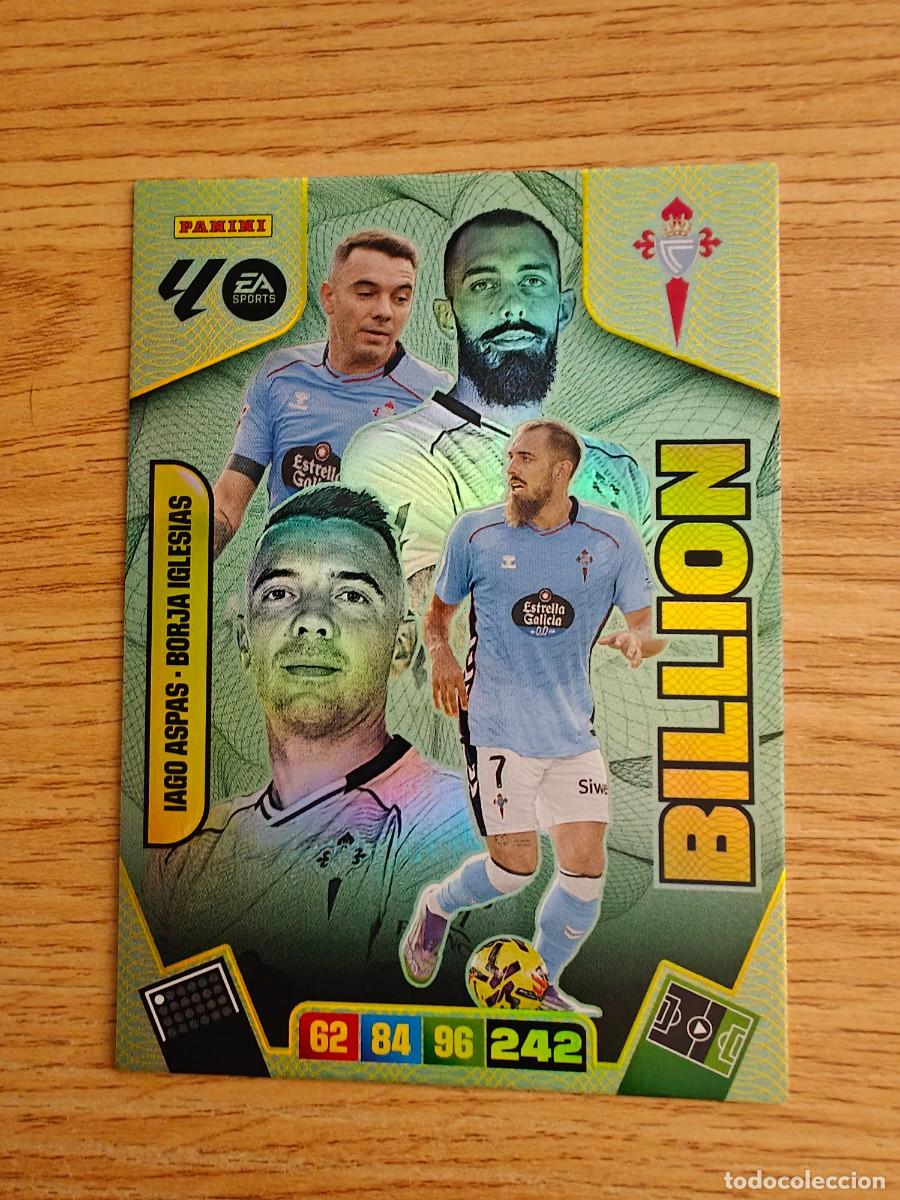 Coleccionismo deportivo: Iago Aspas / Borja Iglesias Adrenalyn XL 25 26 Edici&oacute;n Limitada 03 Billion RC Celta 2025 2026