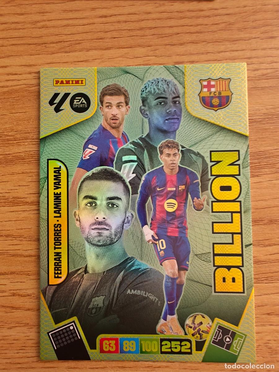 Coleccionismo deportivo: Ferr&aacute;n Torres / Lamine Yamal Adrenalyn XL 25 26 Edici&oacute;n Limitada 02 Billion FC Barcelona 2025 2026