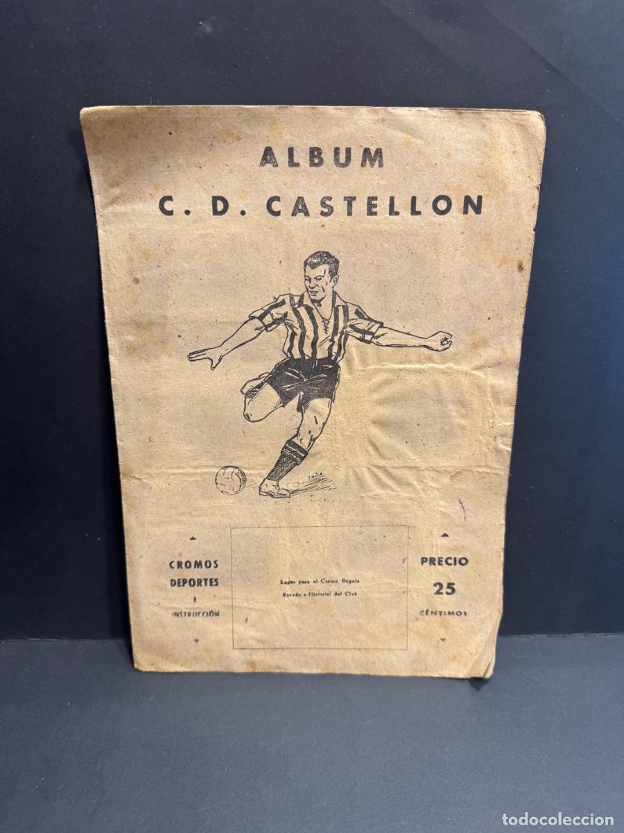 Coleccionismo deportivo: ALB&Uacute;M DE F&Uacute;TBOL C.D. CASTELL&Oacute;N EDITORIAL VALENCIANA (G)