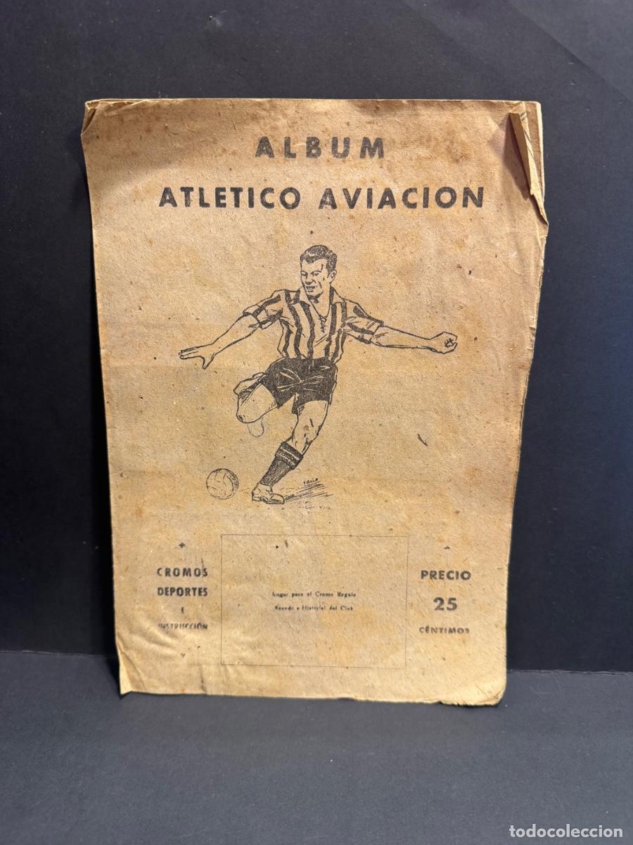 Coleccionismo deportivo: ALB&Uacute;M DE F&Uacute;TBOL ATLETICO AVIACI&Oacute;N EDITORIAL VALENCIANA (G)