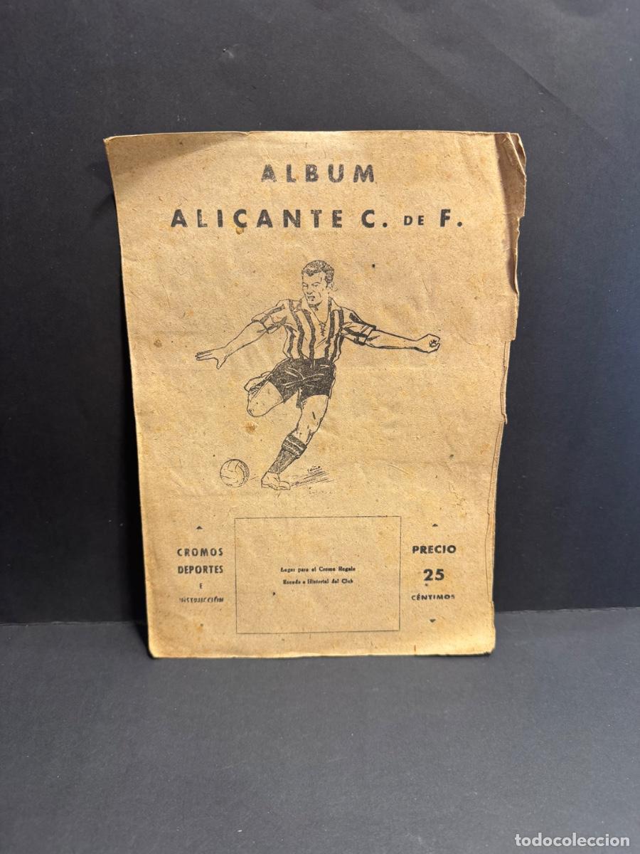 Coleccionismo deportivo: ALB&Uacute;M DE F&Uacute;TBOL ALICANTE C. de F. EDITORIAL VALENCIANA (G)