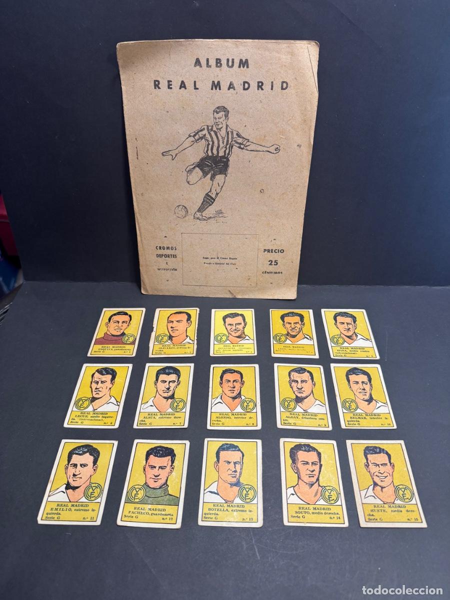 Coleccionismo deportivo: ALB&Uacute;M DE F&Uacute;TBOL REAL MADRID EDITORIAL VALENCIANA (G)