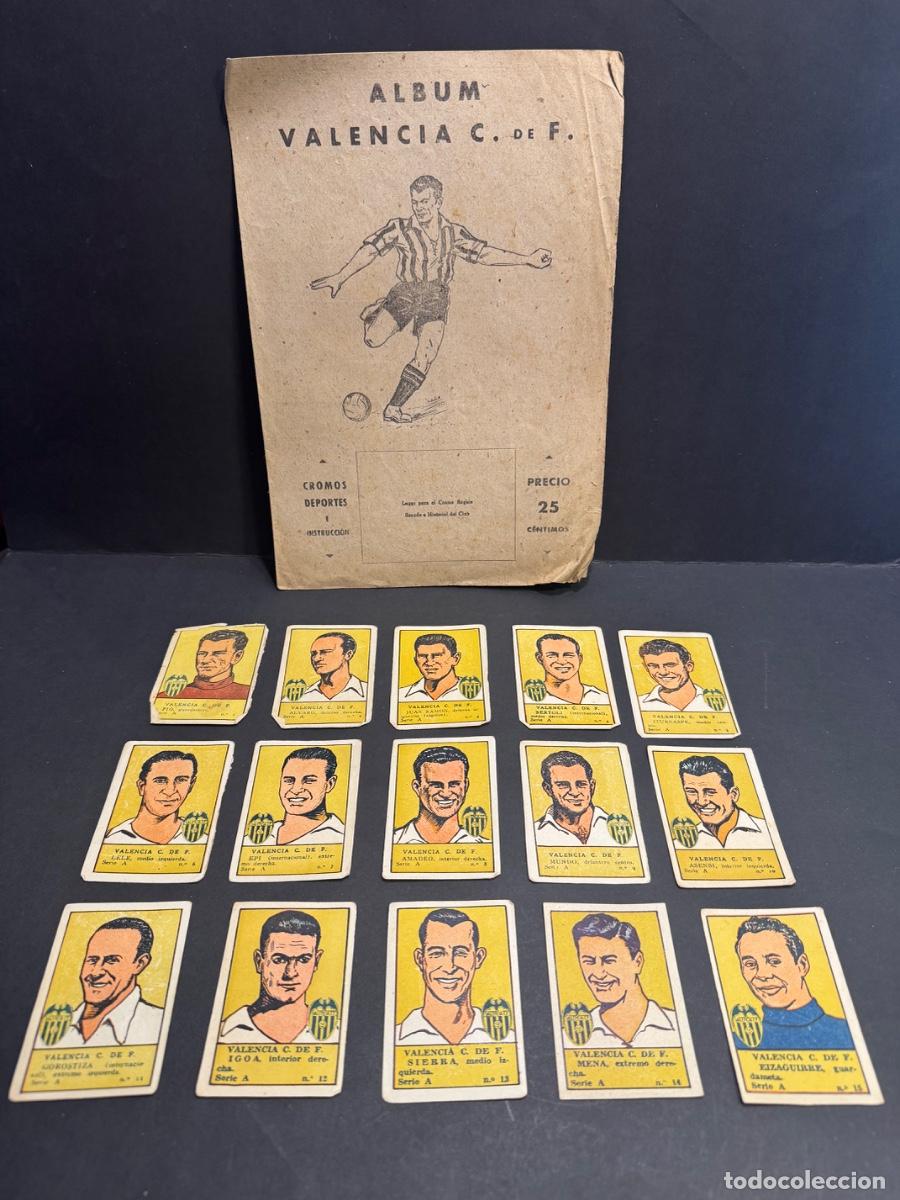 Coleccionismo deportivo: ALB&Uacute;M DE F&Uacute;TBOL VALENCIA C. de F. EDITORIAL VALENCIANA (G)
