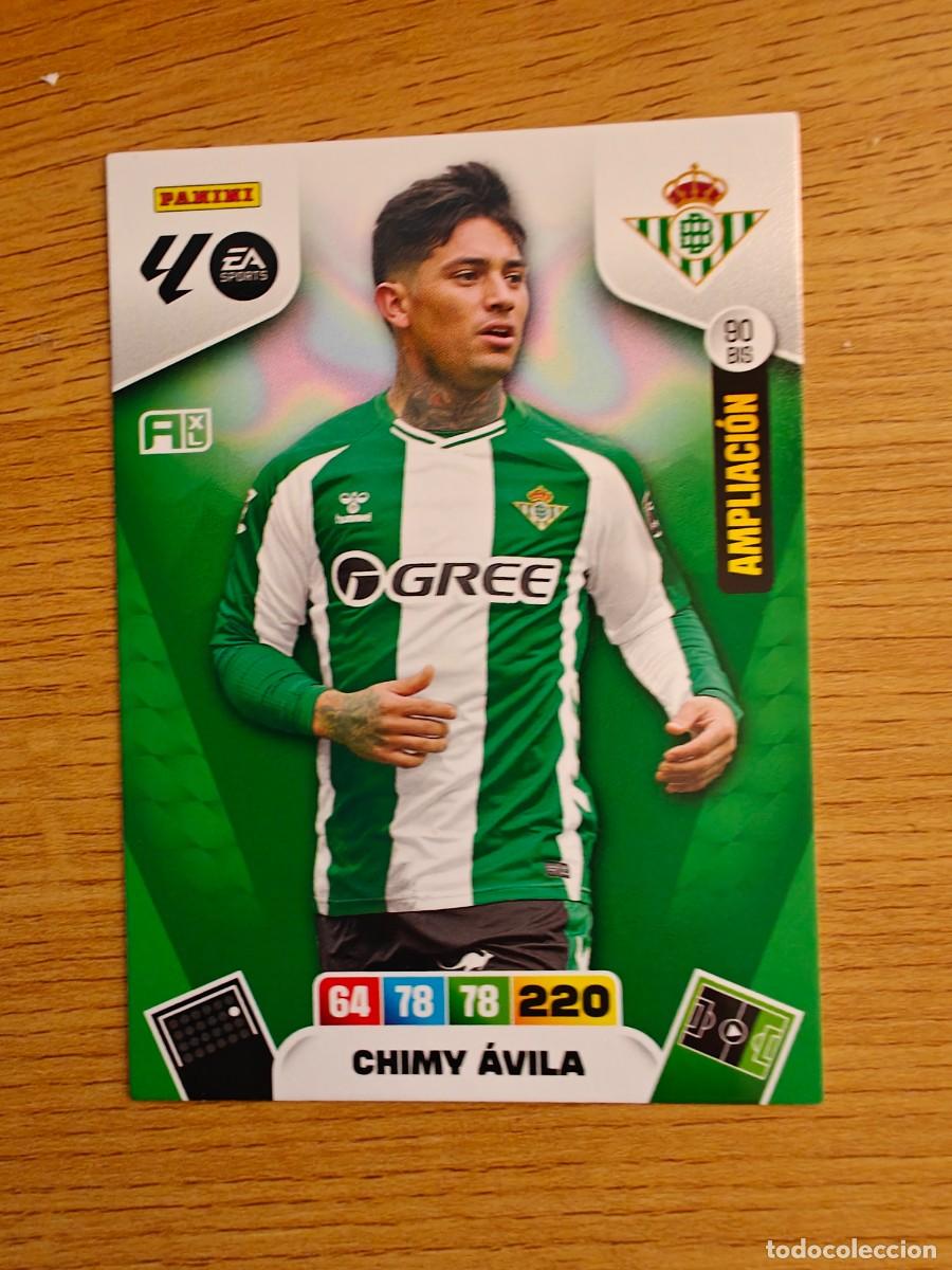Coleccionismo deportivo: Chimy &Aacute;vila Adrenalyn XL 25 26 90 BIS Real Betis Momentum Oro 2025 2026