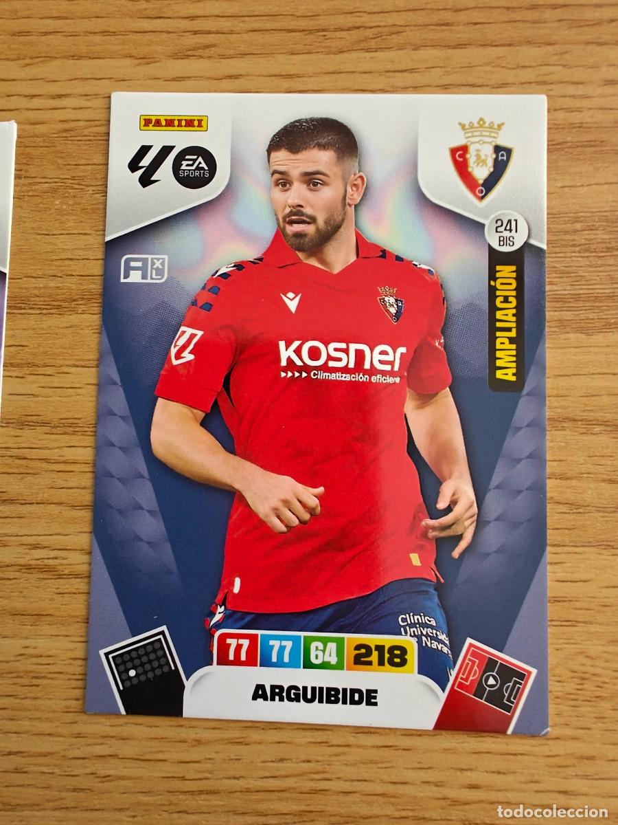 Coleccionismo deportivo: Arguibide Adrenalyn XL 25 26 241 BIS CA Osasuna Momentum Oro 2025 2026