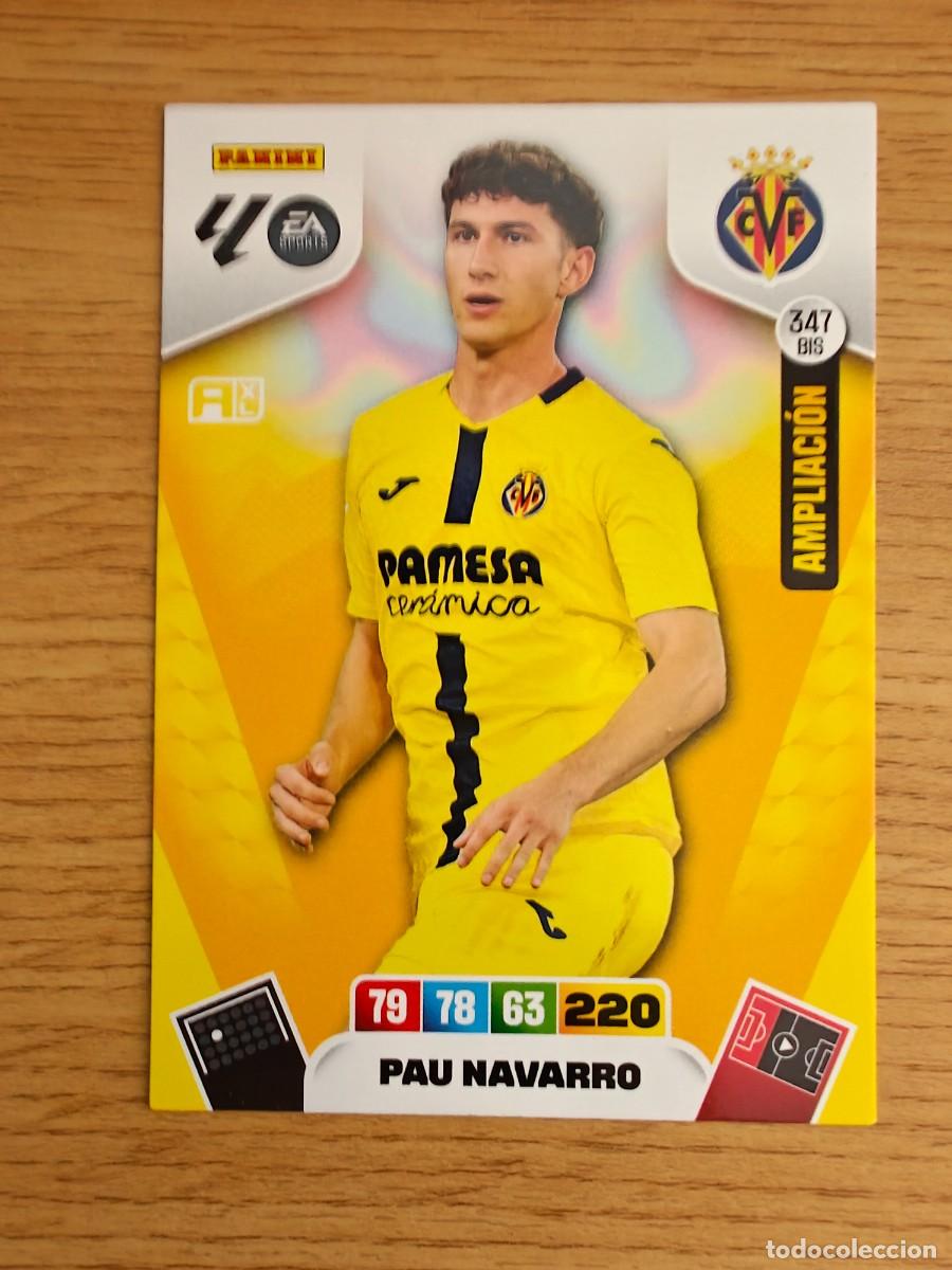 Coleccionismo deportivo: Pau Navarro Adrenalyn XL 25 26 347 BIS Villarreal CF Momentum Oro 2025 2026
