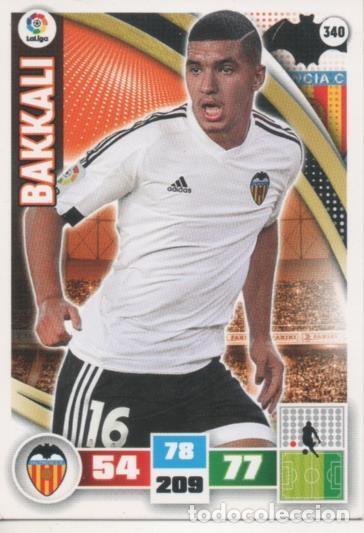 Collezionismo sportivo: Cromo E002633: Trade Card Game Adrenalyn. Liga 2015-16, Bakkali.Valencia.C.F. - LFP