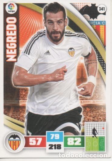 Collezionismo sportivo: Cromo E002634: Trade Card Game Adrenalyn. Liga 2015-16, Negredo. Valencia.C.F. - LFP