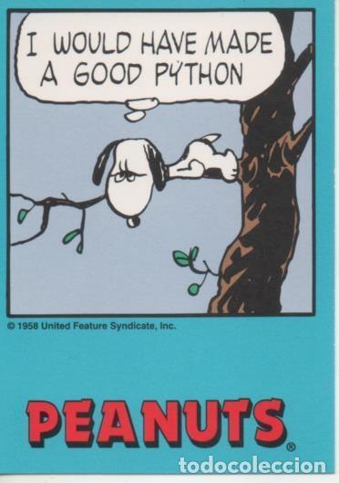 Collezionismo sportivo: Cromo E003361: Trading Card. Peanuts Classics, n&ordm; 115 October 9, 1979 - M. Schulz