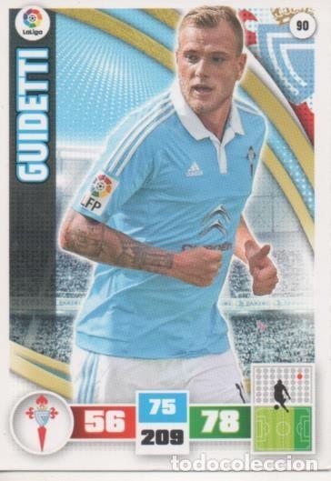 Collezionismo sportivo: Cromo E002567: Trade Card Game Adrenalyn. Liga 2015-16, Guidetti. Real Club Celta de Vigo - LFP