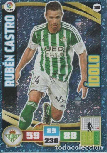 Collectionnisme sportif: Cromo E002645: Trade Card Game Adrenalyn. Liga 2015-16, Rub&eacute;n Castro. Real Betis Balonpie - LFP
