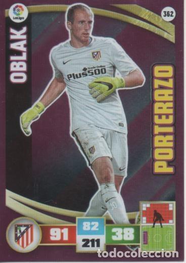 Collectionnisme sportif: Cromo E002638: Trade Card Game Adrenalyn. Liga 2015-16, Oblak. C.A. de Madrid - LFP