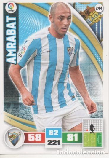 Colecionismo desportivo: Cromo E002606: Trade Card Game Adrenalyn. Liga 2015-16, Amrabat. M&aacute;laga C.F. - LFP
