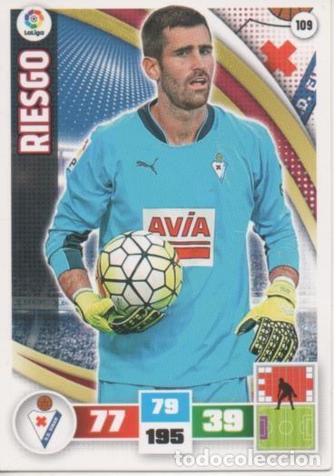 Collezionismo sportivo: Cromo E002602: Trade Card Game Adrenalyn. Liga 2015-16, Riesgo. S.D. Eibar - LFP