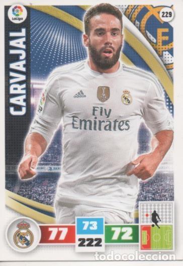 Collezionismo sportivo: Cromo E002600: Trade Card Game Adrenalyn. Liga 2015-16, Carvajal.Real Madrid - LFP