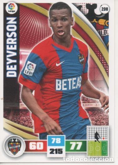 Collezionismo sportivo: Cromo E002594: Trade Card Game Adrenalyn. Liga 2015-16, Deyverson. Levante U.D - LFP