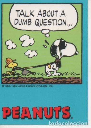 Sports collectibles: Cromo E003376: Trading Card. Peanuts Classics, n&ordm; 136 June 5, 1979 - M. Schulz