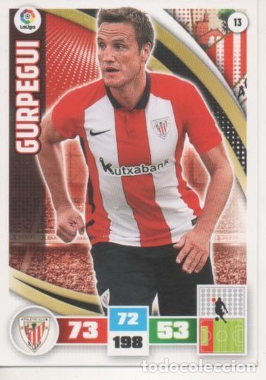 Sports collectibles: Cromo E002550: Trade Card Game Adrenalyn. Liga 2015-16, Gurpegui. A.C. de Bilbao - LFP