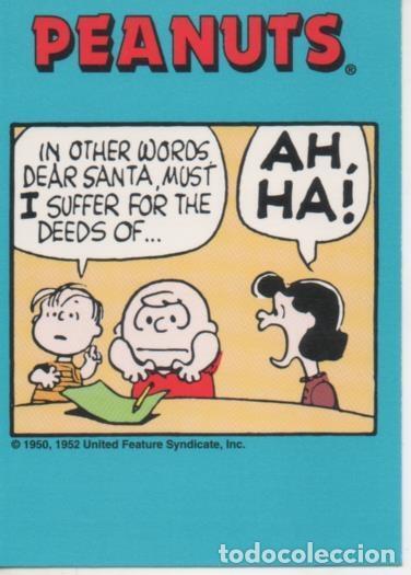 Sports collectibles: Cromo E003423: Trading Card. Peanuts Classics, n&ordm; 195 December 18, 1959 - M. Schulz