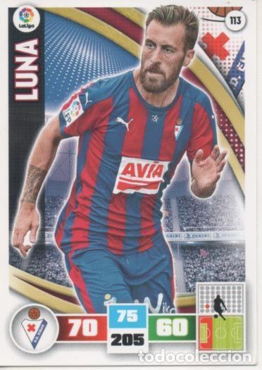 Collectionnisme sportif: Cromo E002576: Trade Card Game Adrenalyn. Liga 2015-16, Luna. S.D. Eibar - LFP