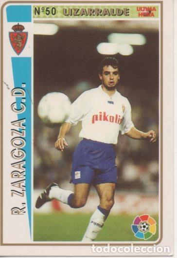 Collezionismo sportivo: Cromo E003500: Trading Card. Las Fichas de la Liga 94-95. n&ordm; 50 Lizarralde, R.Zaragoza - LFP