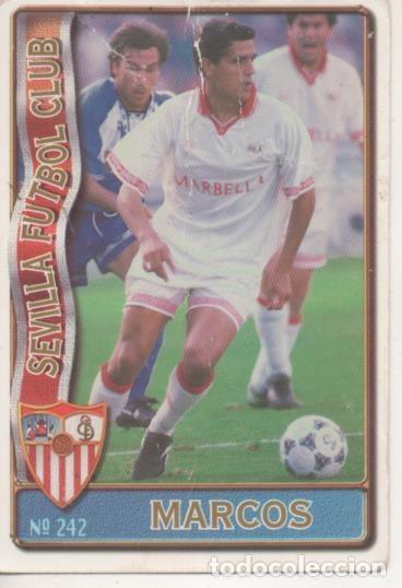 Sammelleidenschaft Sport: Cromo E003619: Trading Card. Las Fichas de la Liga 96-97. n&ordm; 242 Marcos, Sevilla F.C. - LFP