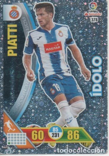 Coleccionismo deportivo: Cromo E002781: Trade Card Game Adrenalyn. Liga 2016-17, &Iacute;dolo. Piati. R.C.D. Espanyol - LFP